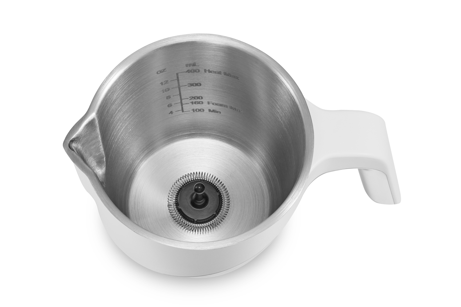 4 tryby pracy spieniacza do mleka MilkyJug White Transa Electronics
